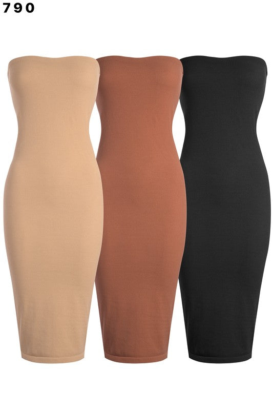Tube Top Sexy Strapless Bodycon Dress