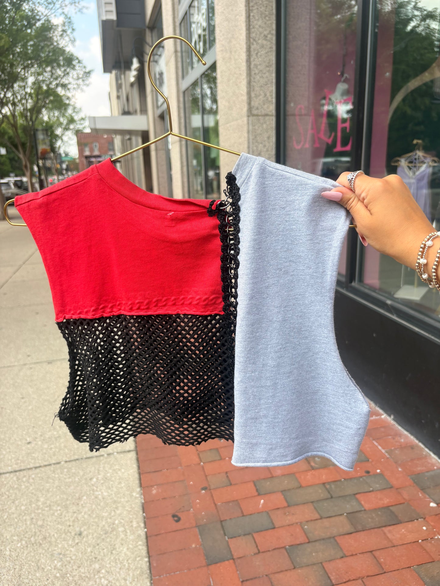 OSU Inspired Cropped Shirt