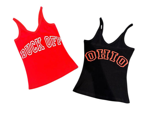 OSU BUCK OFF TANK TOP