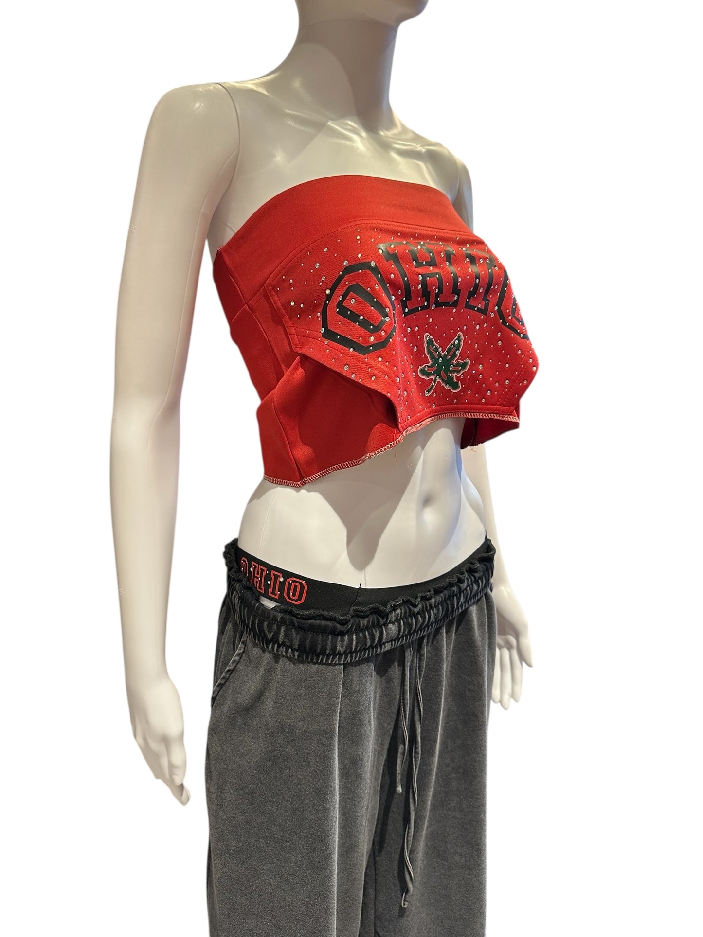 OSU RECON RHINESTONE OHIO TUBE TOP