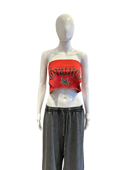 OSU RECON RHINESTONE OHIO TUBE TOP