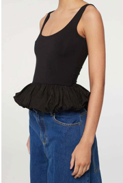 Sleeveless Ruffle Top