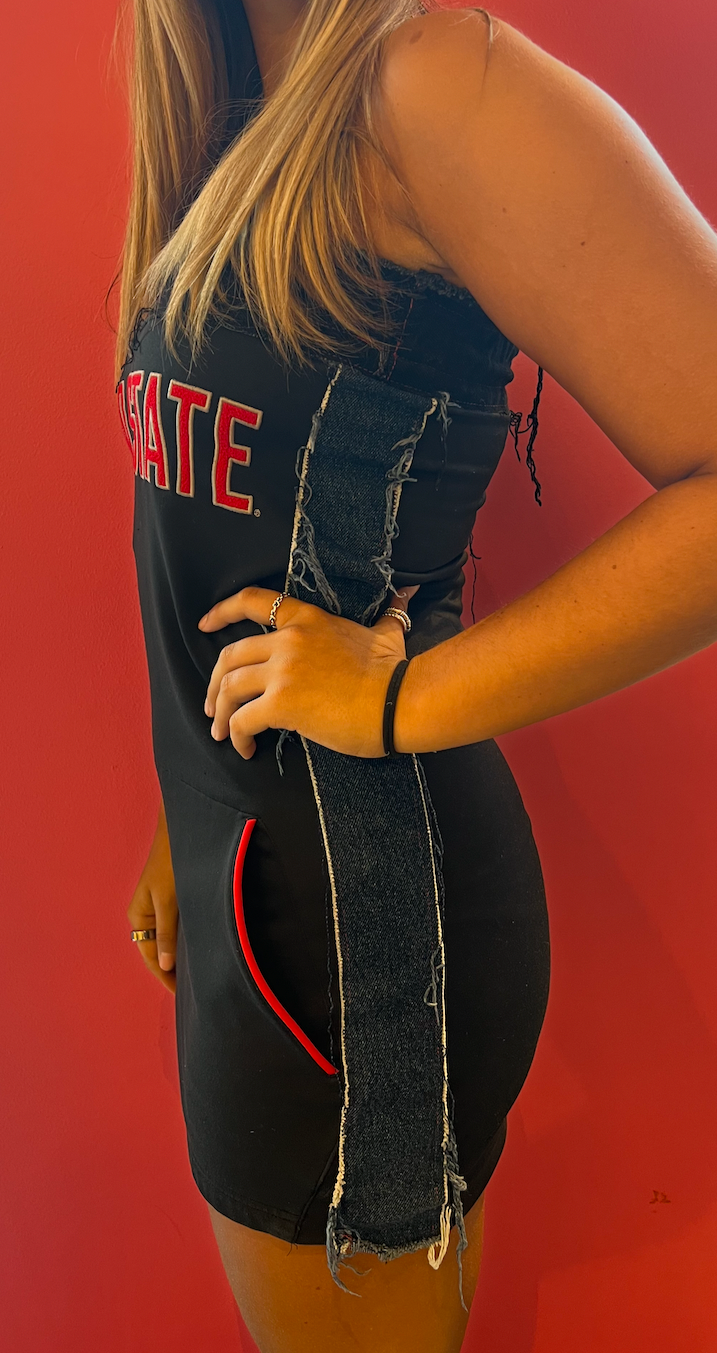 OSU Recon Sweatshirt & Denim Tube Dress