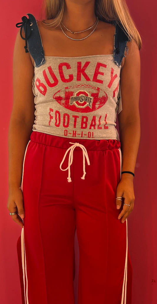 OSU RECON TANK TOP WITH DENIM ADJUSTABLE STRAPS