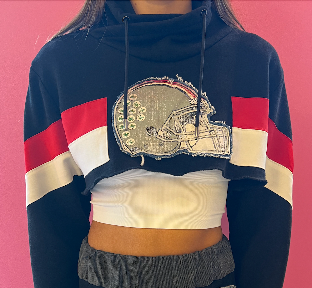 OSU RECON CROPPED MOCK NECK SWEATSHIRT