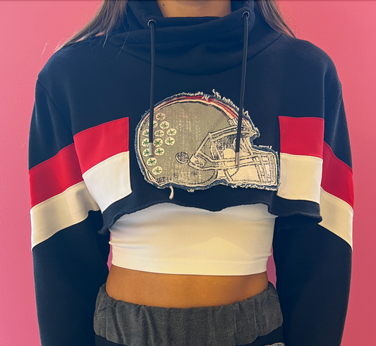 OSU RECON CROPPED MOCK NECK SWEATSHIRT