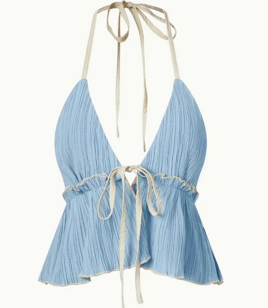 BABYDOLL HALTER TOP