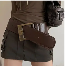 WIDE OVERSIZED BELT