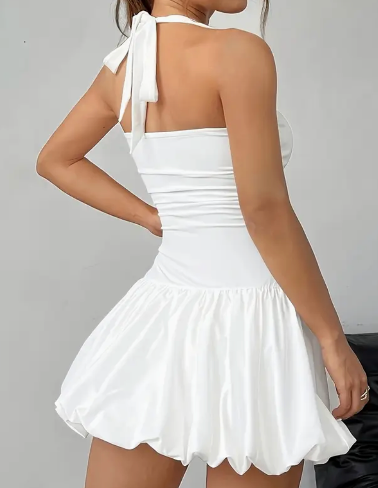 HALTER BUBBLE DRESS