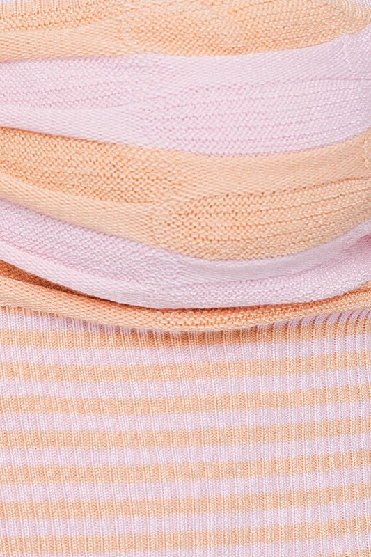 HALTER NECK SWEATER CROP TOP