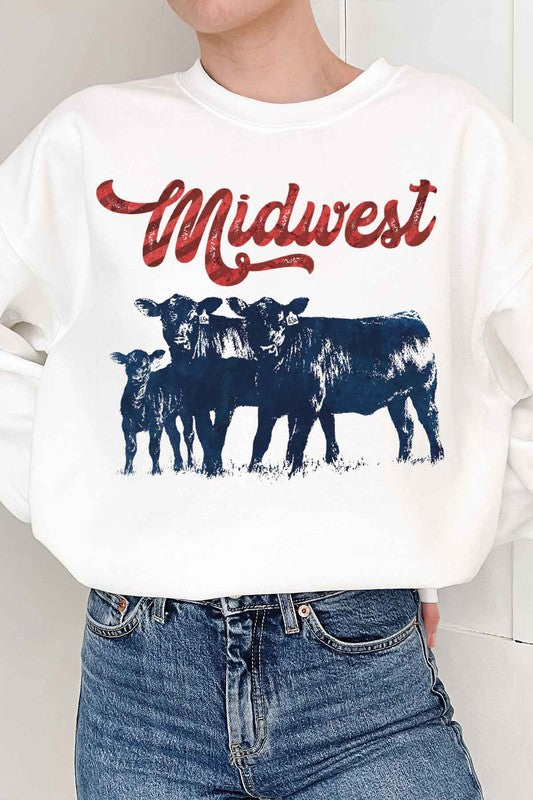 MIDWEST CATTLE SWEATSHIRT PLUS SIZE