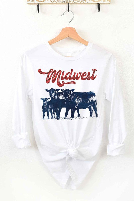 MIDWEST CATTLE LONG SLEEVE TEE