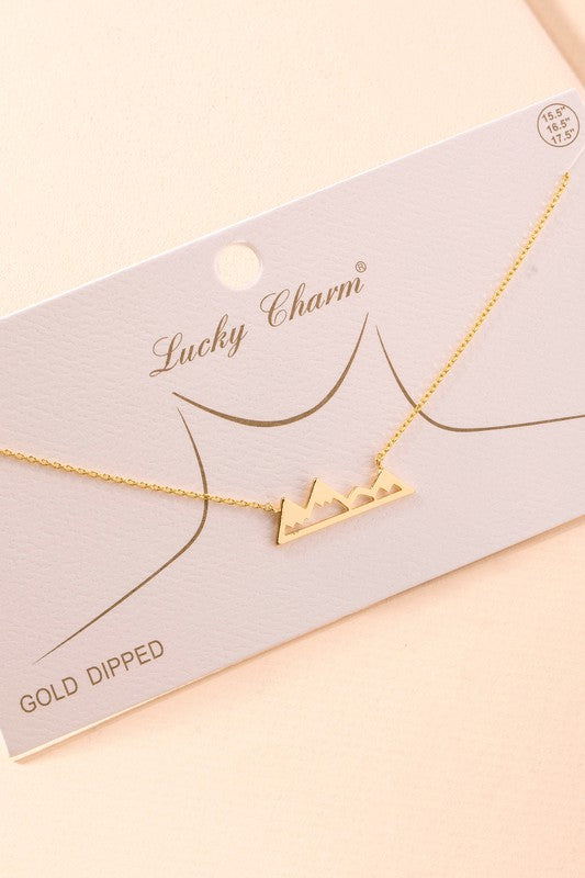 Mountain Charm Necklace