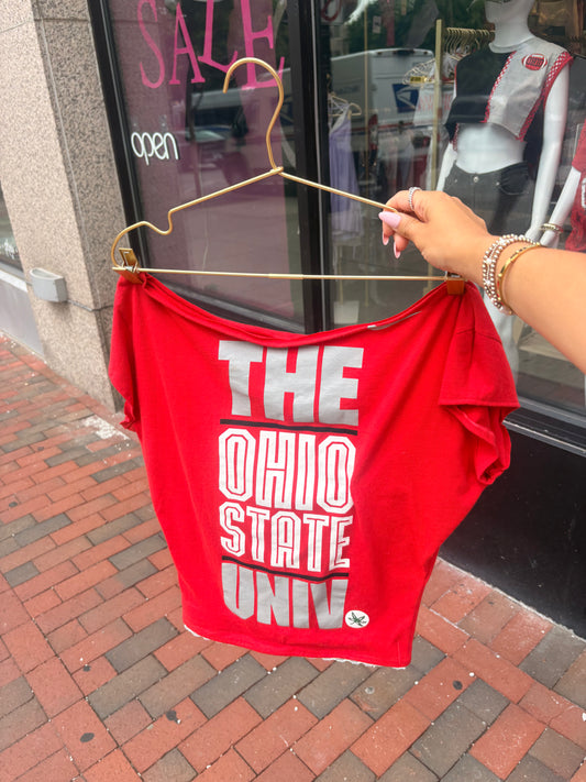 Off the Shoulder Reconstructed Tee