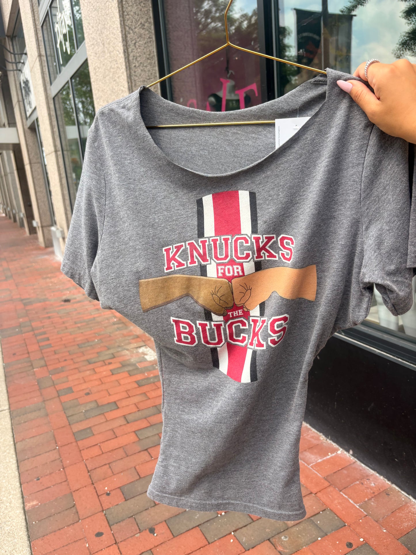 Off the Shoulder Reconstructed Tee