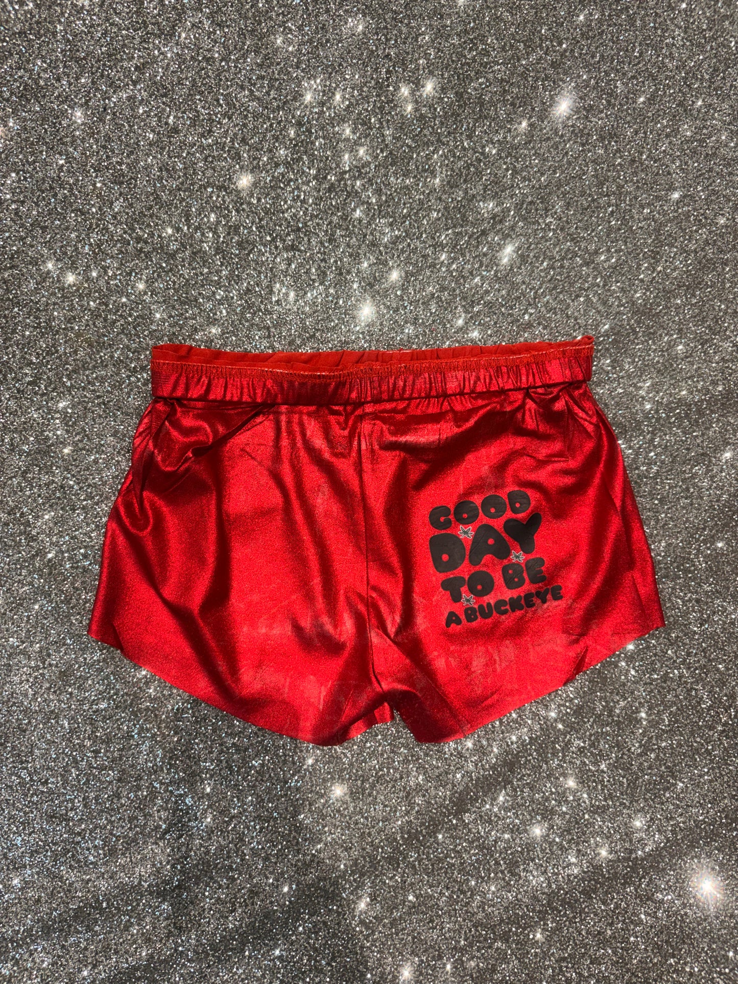 Metallic OSU shorts