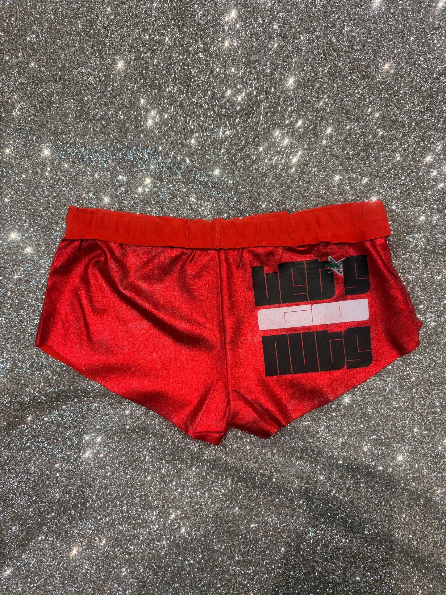 Metallic OSU shorts