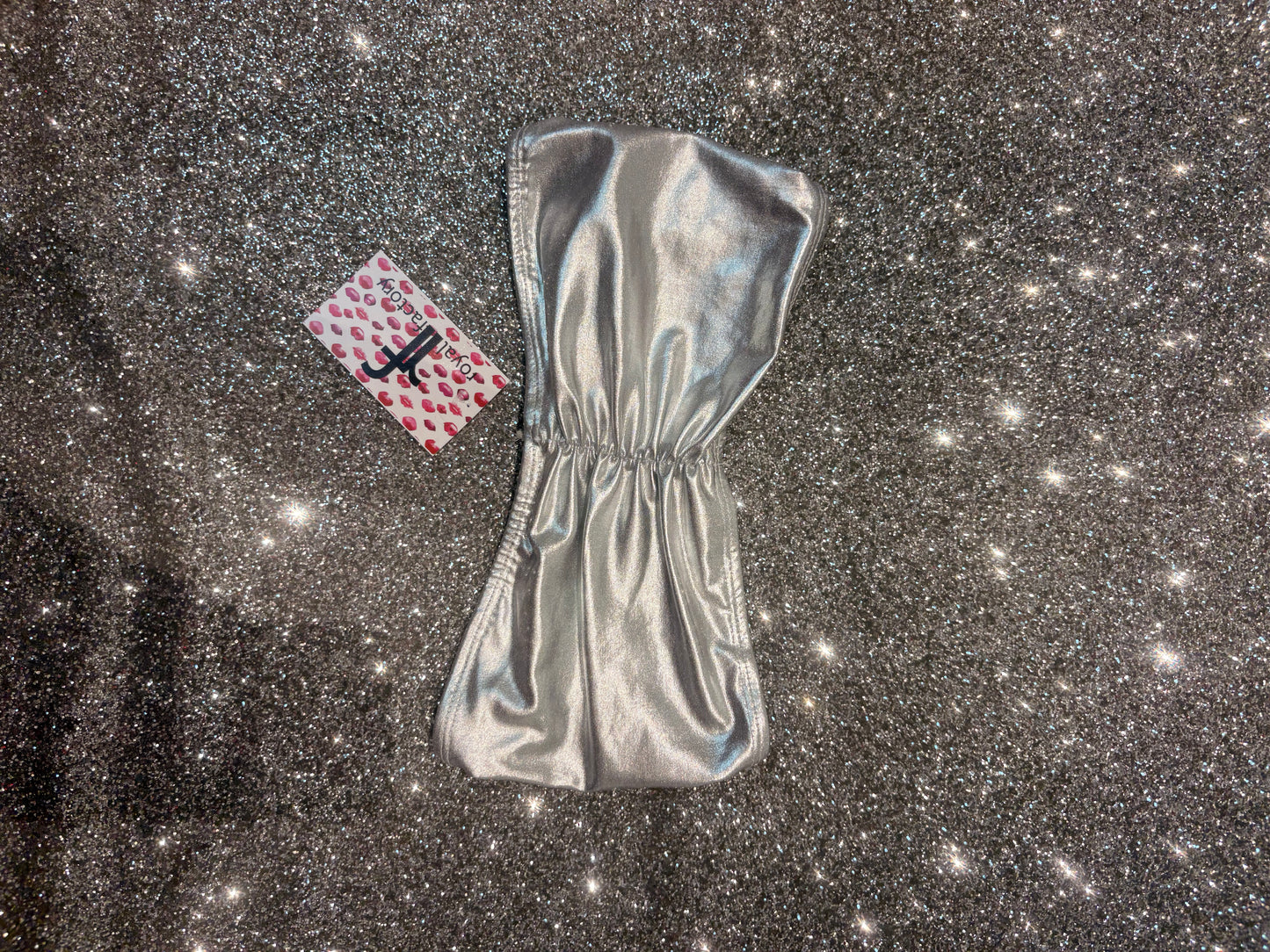 Metallic Bandeau Top