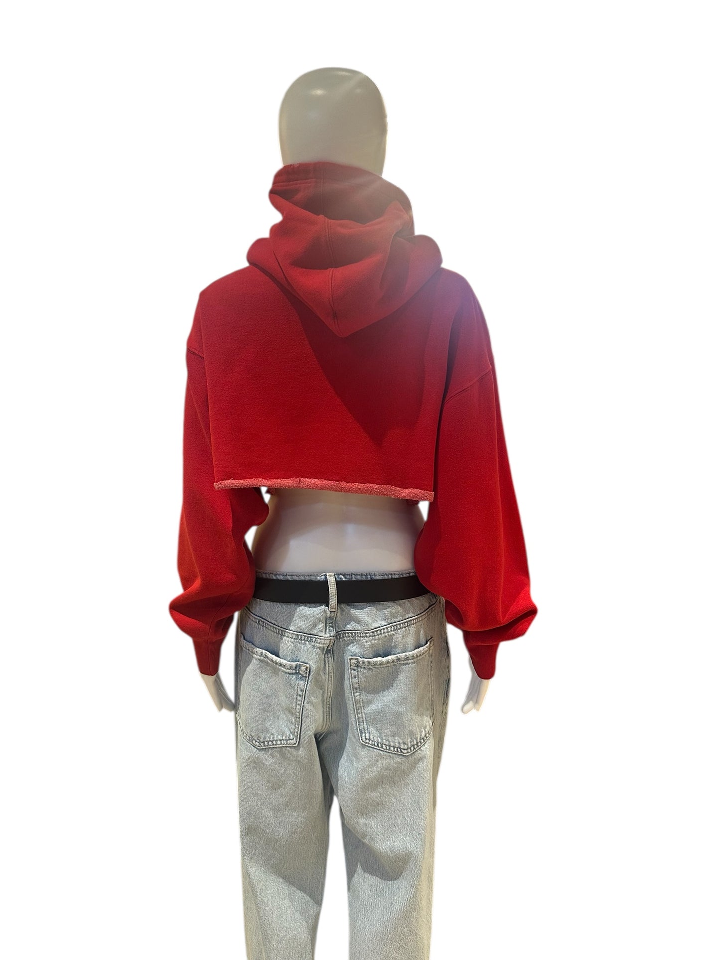 OSU RECON ZIP UP CROP HOODIE W/STARS