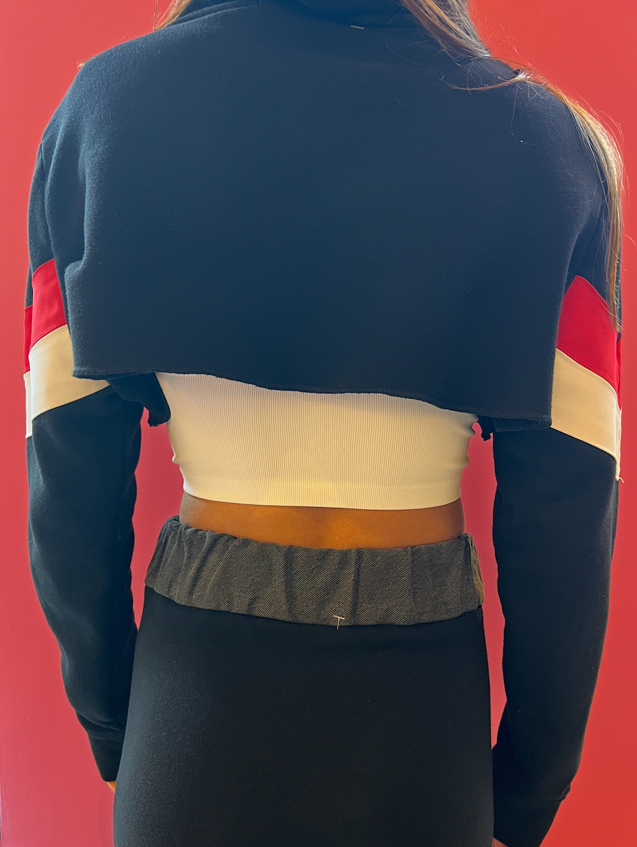 OSU RECON CROPPED MOCK NECK SWEATSHIRT