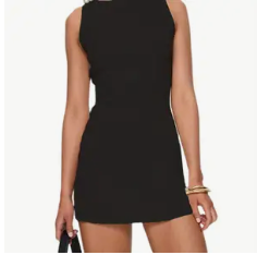 BACKLESS MINI DRESS