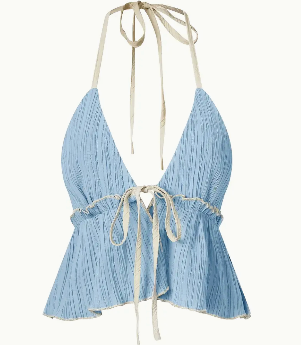 BABYDOLL HALTER TOP